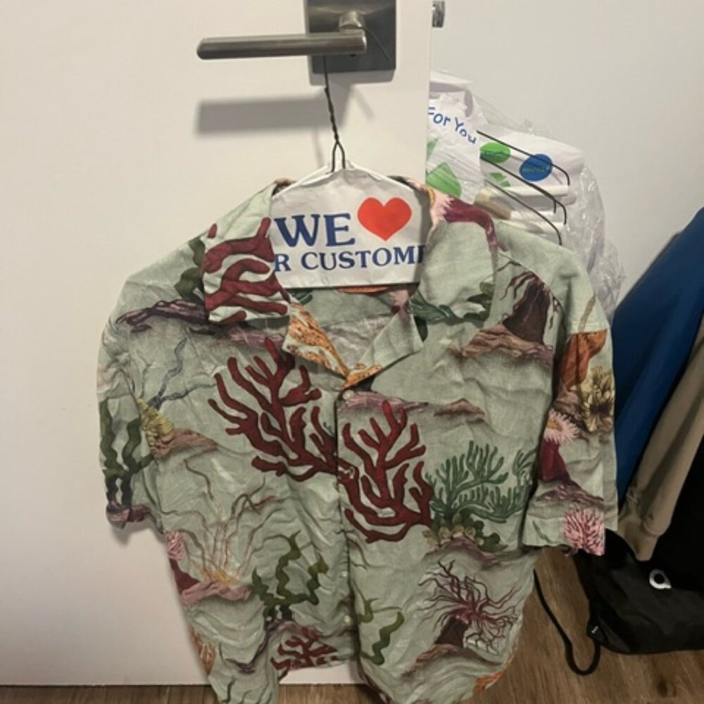 Mens Scotch and Soda short sleeve button down (Nautical), new with tags